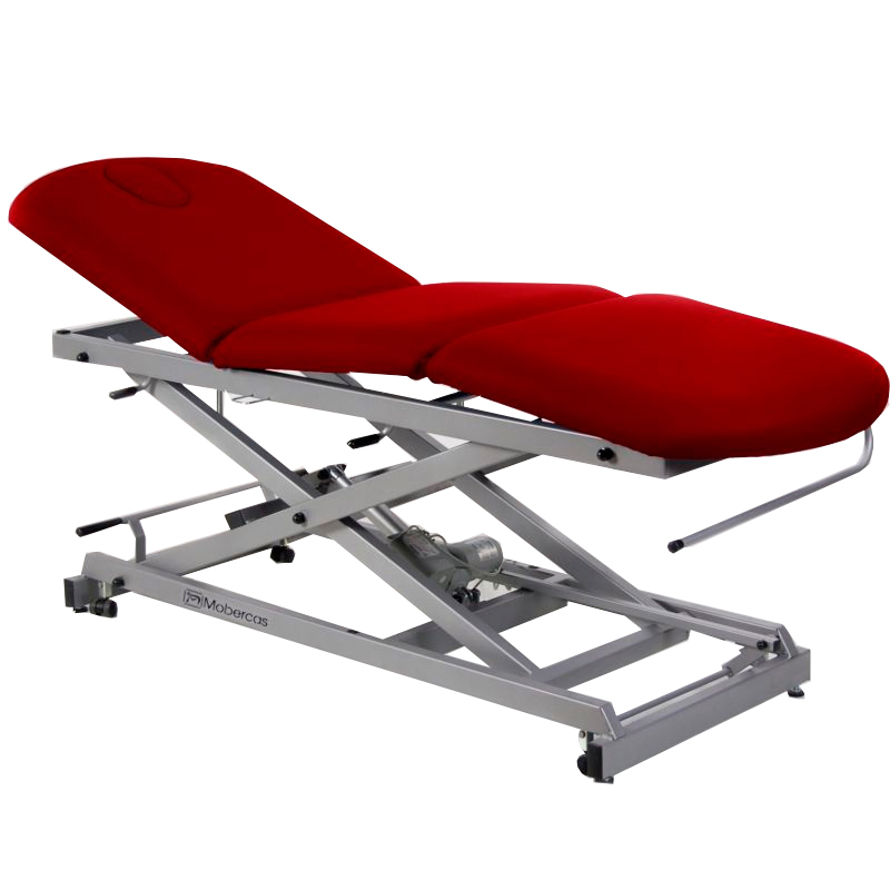 3section electric stretcher, adjustable height and opening armrests on